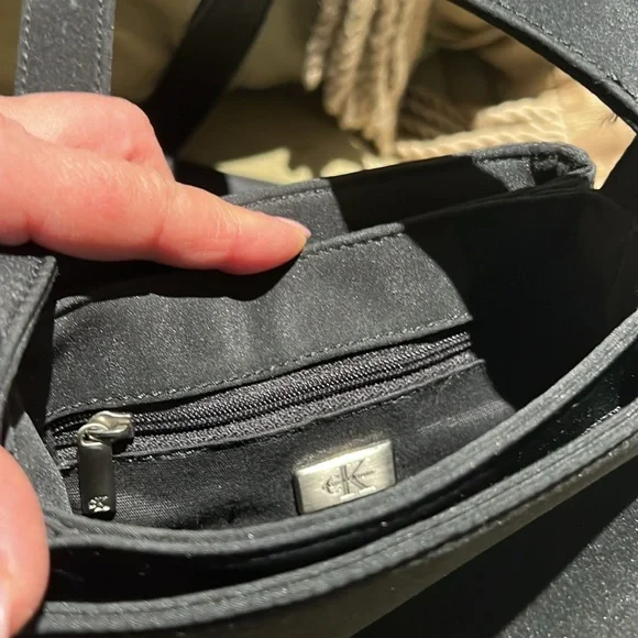 Calvin Klein Black Canvas hand bag - Picture 11 of 15